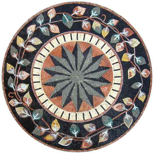 Elegant Elevator Medallion Mosaic