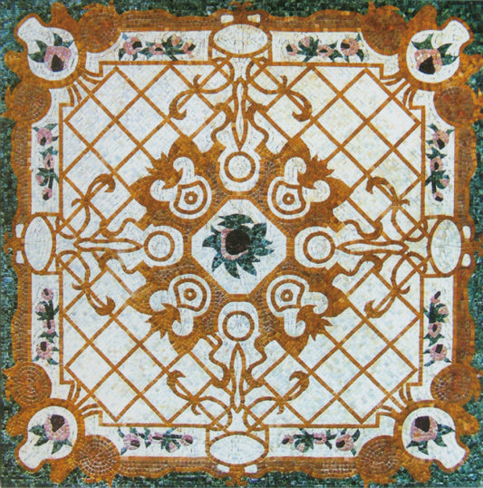 Mosaic Geometric Rug - Classy Piece Of Art