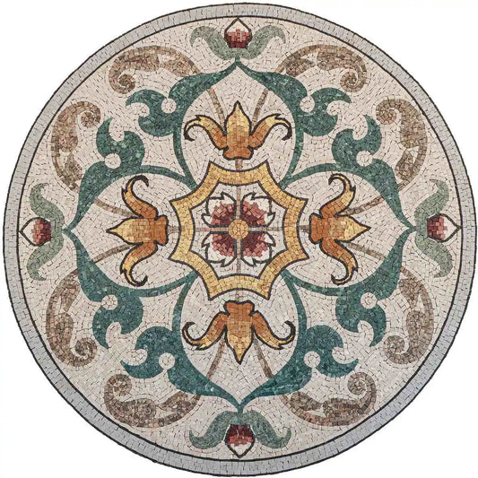 Folco Mosaic Anchor Design - Medallion Wall Art