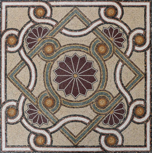 Mosaic Wall - Byzantine Ornament