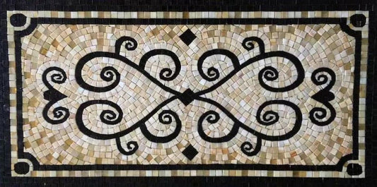 Glass Mosaic - Rug Tile Art