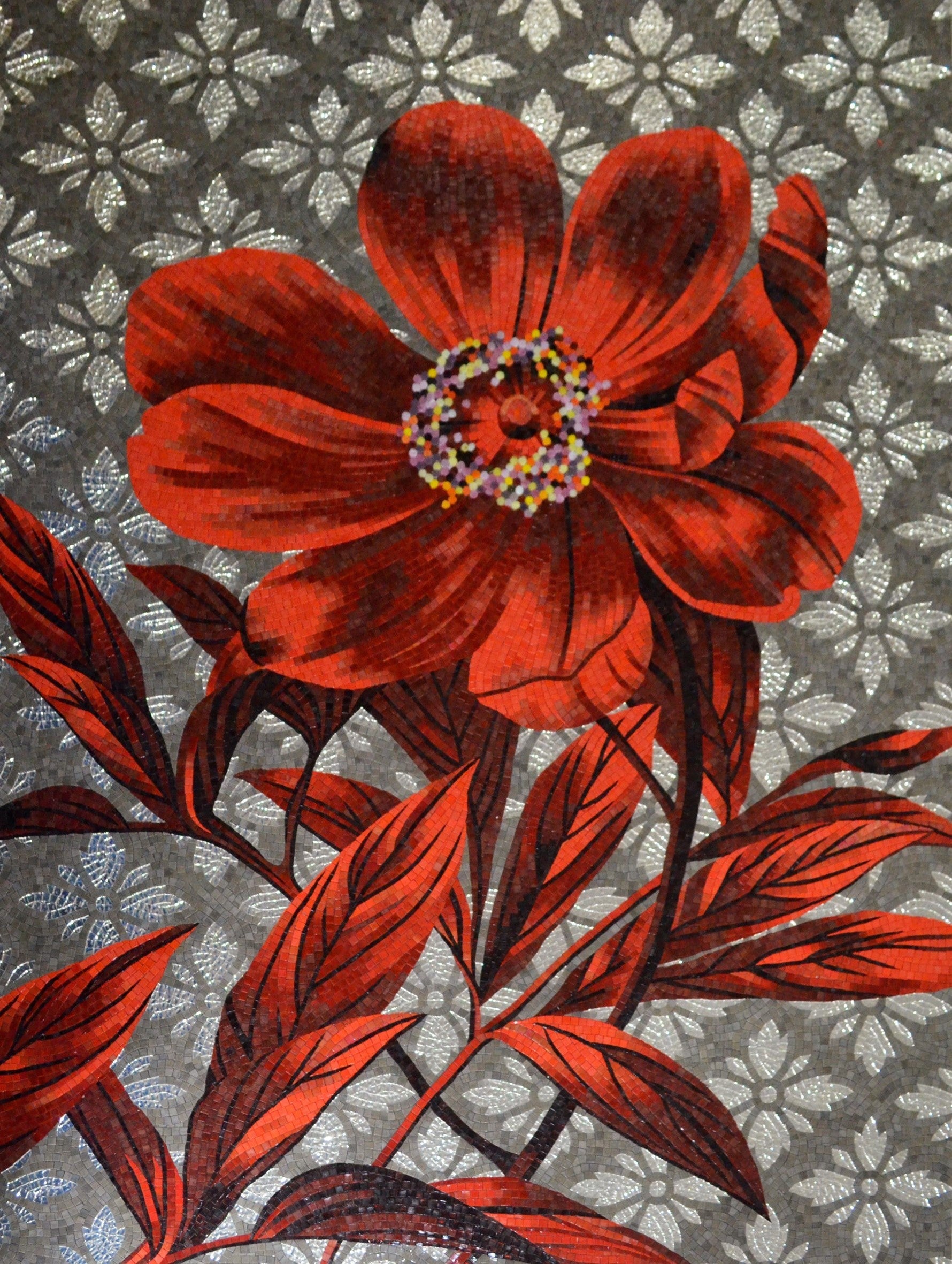 Custom Mosaic Flower Art: Tailored Elegance for Your Space | Flower Mosaics | iMosaicArt