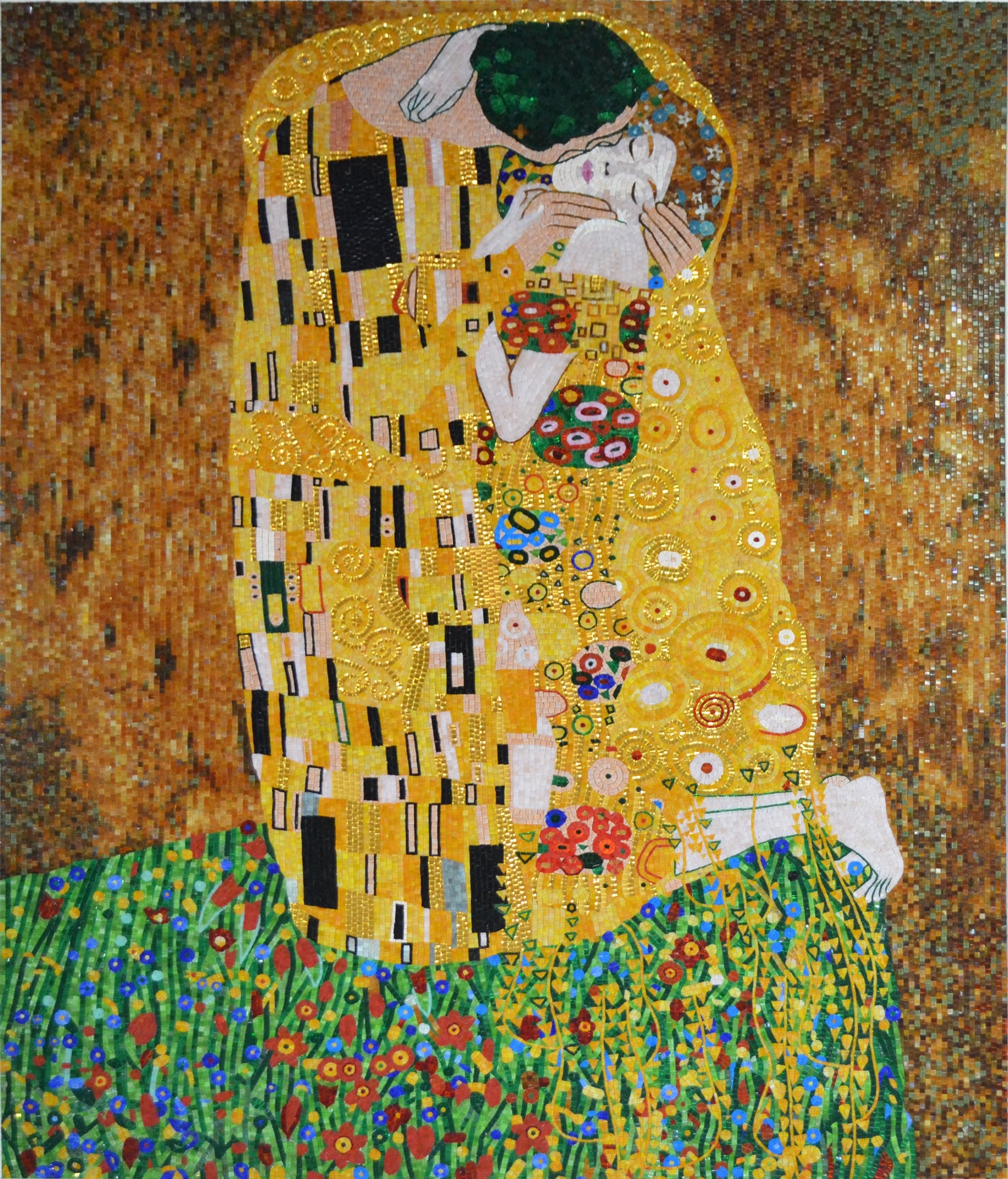 The Kiss Mosaic By Gustav Klimt