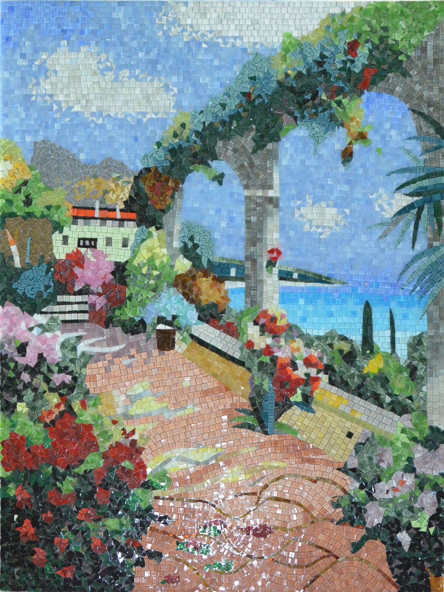 Summer Days Mosaic - Handmade Art