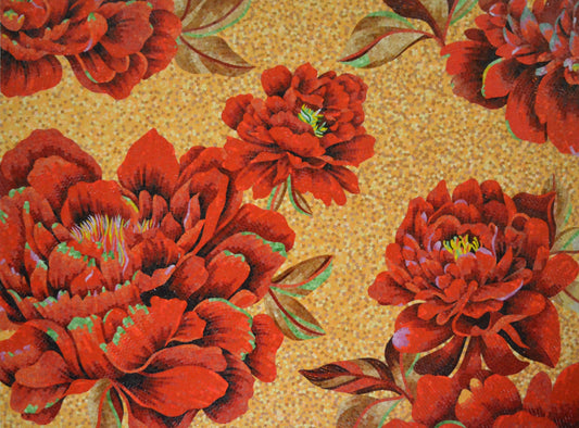 Handmade Flower Mosaic Artwork: Craftsmanship