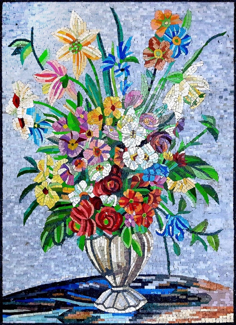 Everlasting Flowers: Mosaic Beauty for your Walls